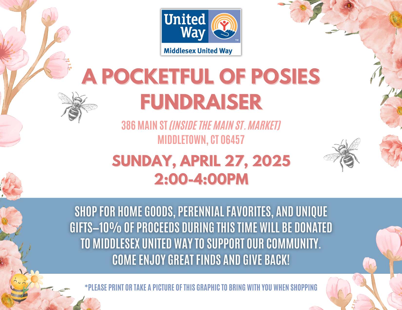 Pocketful of Posies Fundraiser 1