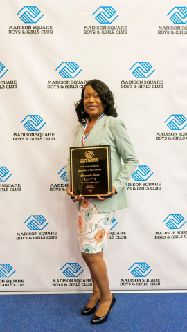 Shawonda Swain is honored by Boys and Girls Club of Madison Square